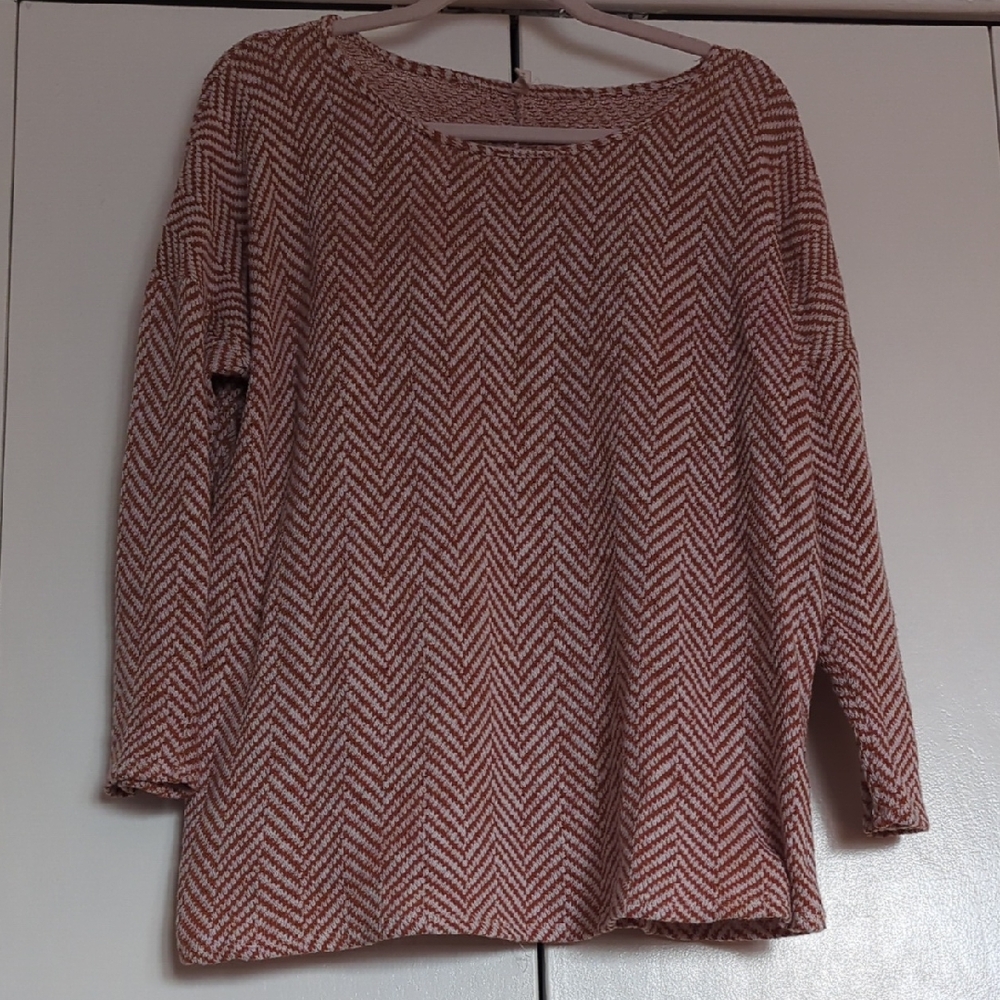 Pinkblush Red and White Maternity Knit Sweater